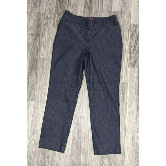 (3/$35) 212 Collection Womens Size 4 Natural Fit Cropped Denim Dress Jeans - Picture 1 of 11